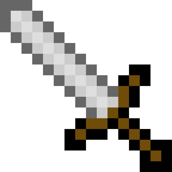 minecraft sword clipart - photo #24