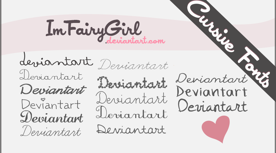 Fonts cute by Imfairygirl