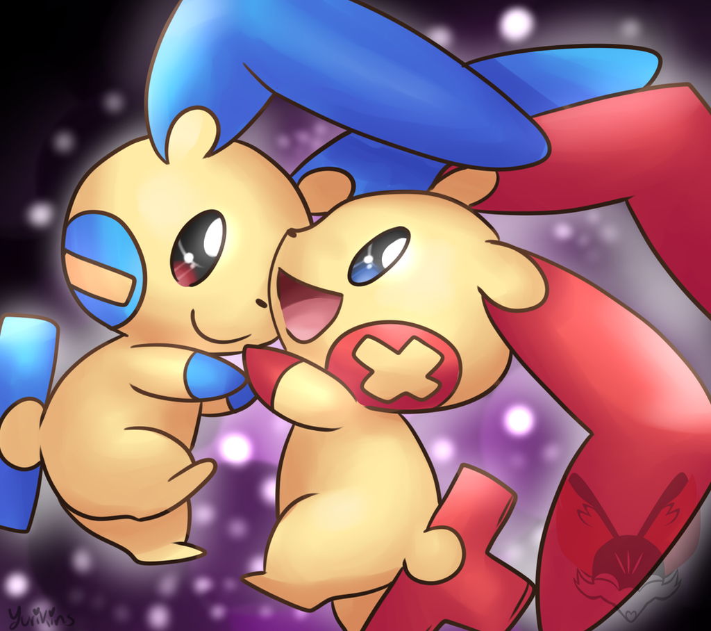 plusle_and_minun_by_yurikins-d6ynzmf.png