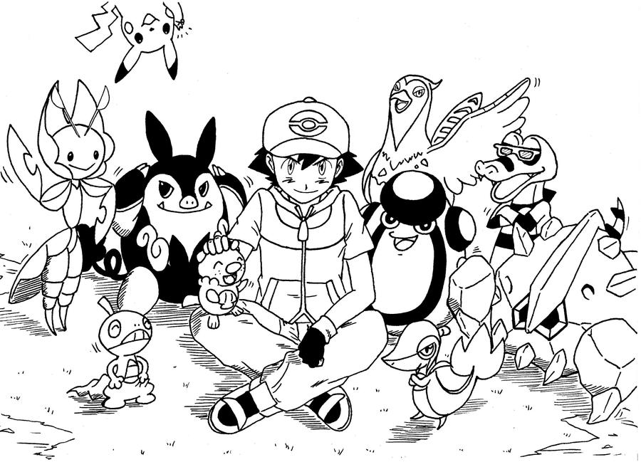 kalos region pokemon coloring pages - photo #49
