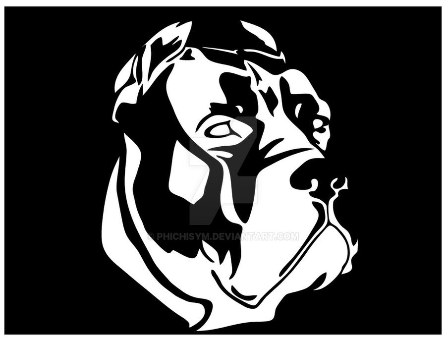Illustration logo for Cowhouse Cane Corso by PhiChisym on DeviantArt
