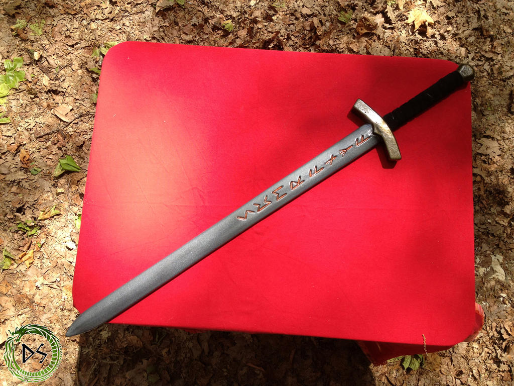 LARP runic sword by DragonSkinLarp on DeviantArt