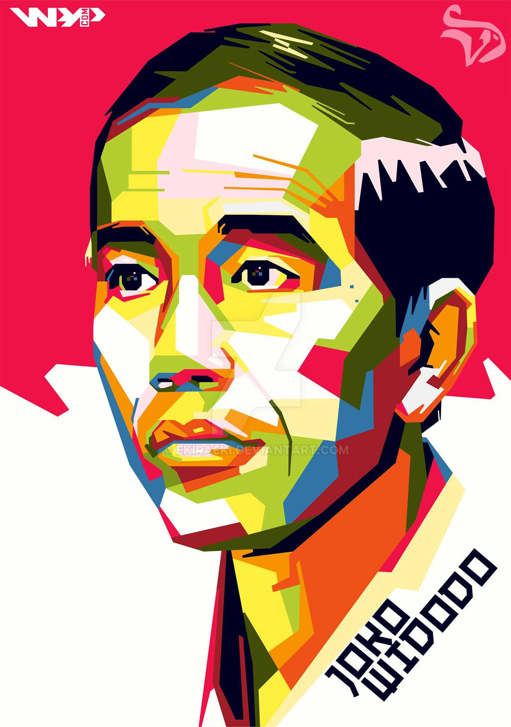 WPAP Jokowi by EKIRAeki on DeviantArt