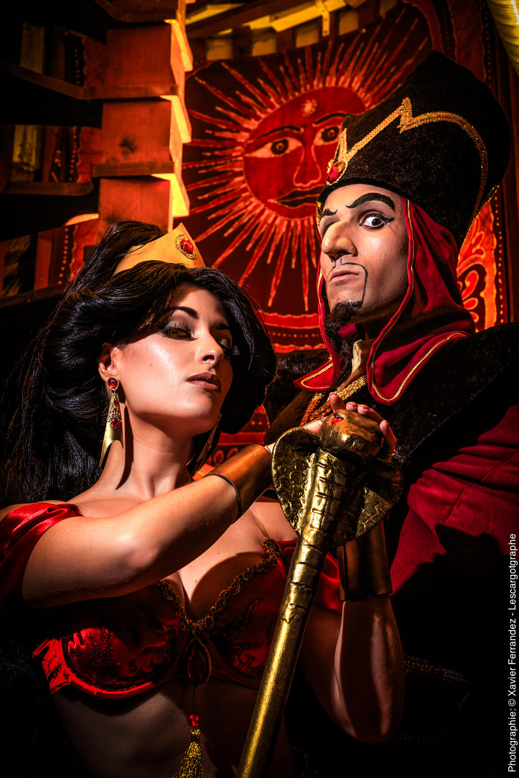 Jafar Cosplay with Slave Jasmine Cosplay Aladdin by Aokiji13 on DeviantArt
