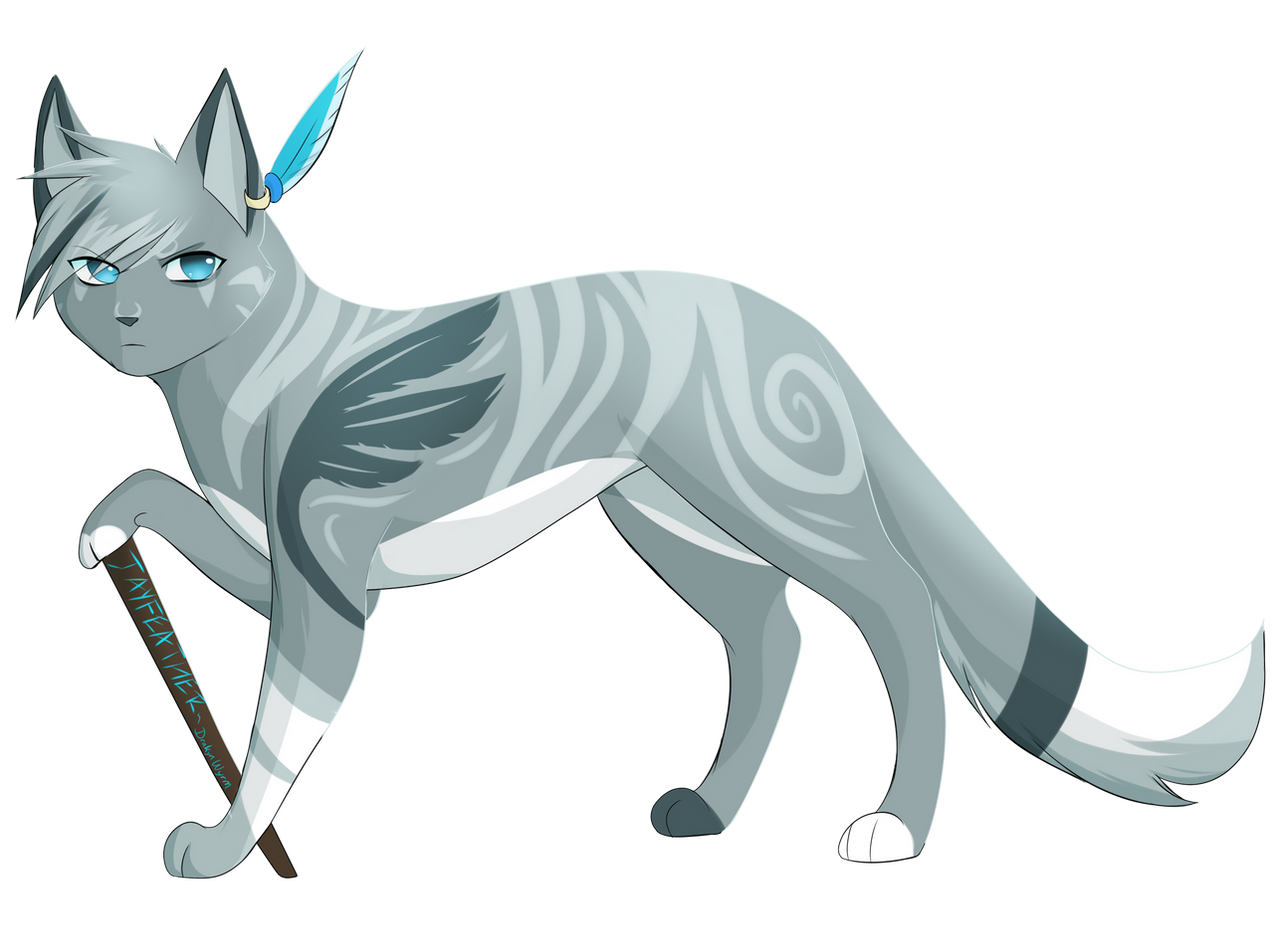 Jayfeather is very protective of his stick