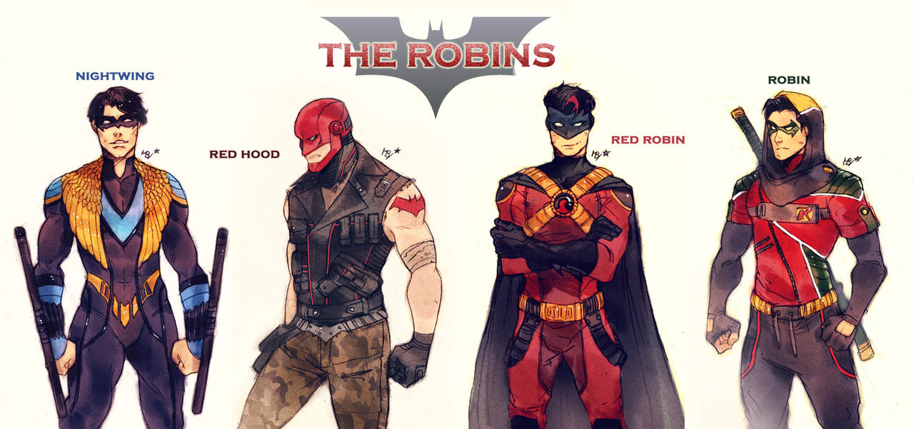 The Robins by MabyMin on DeviantArt