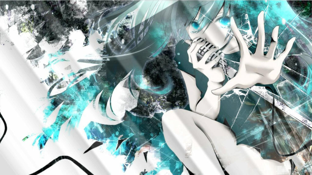 Hatsune Miku Broken Glass by Irsyada007 on DeviantArt