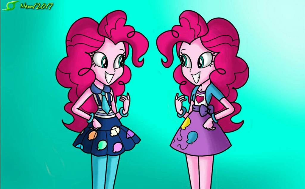 Is it me, the pony Pinkie, or the double me? by 9987NeonDraws
