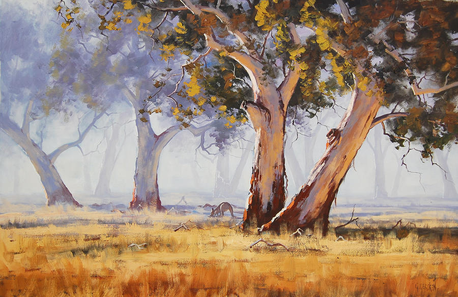 Australian Gum trees by artsaus on DeviantArt