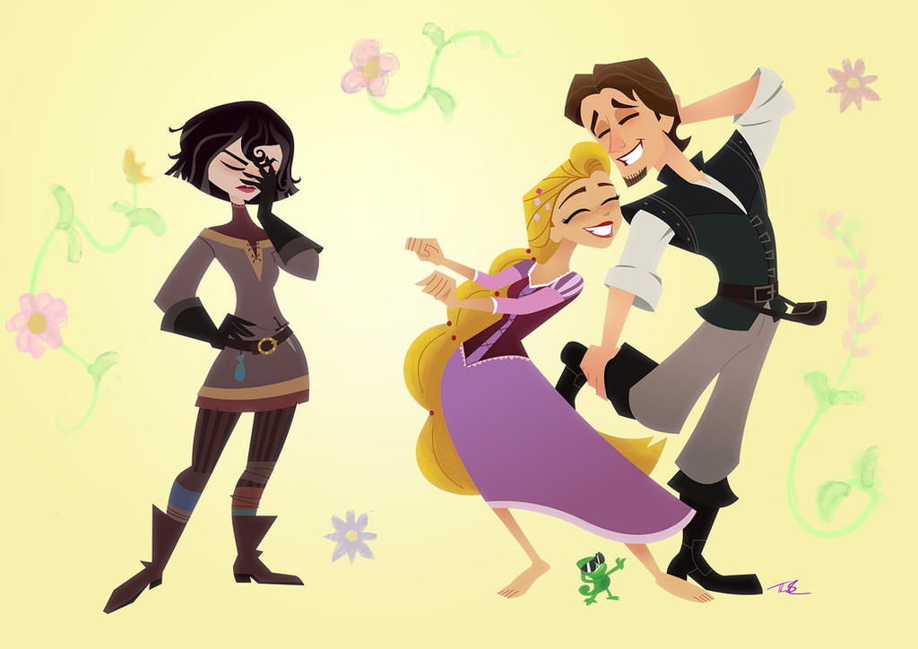 Rapunzel Dance Party by JodeOnslow