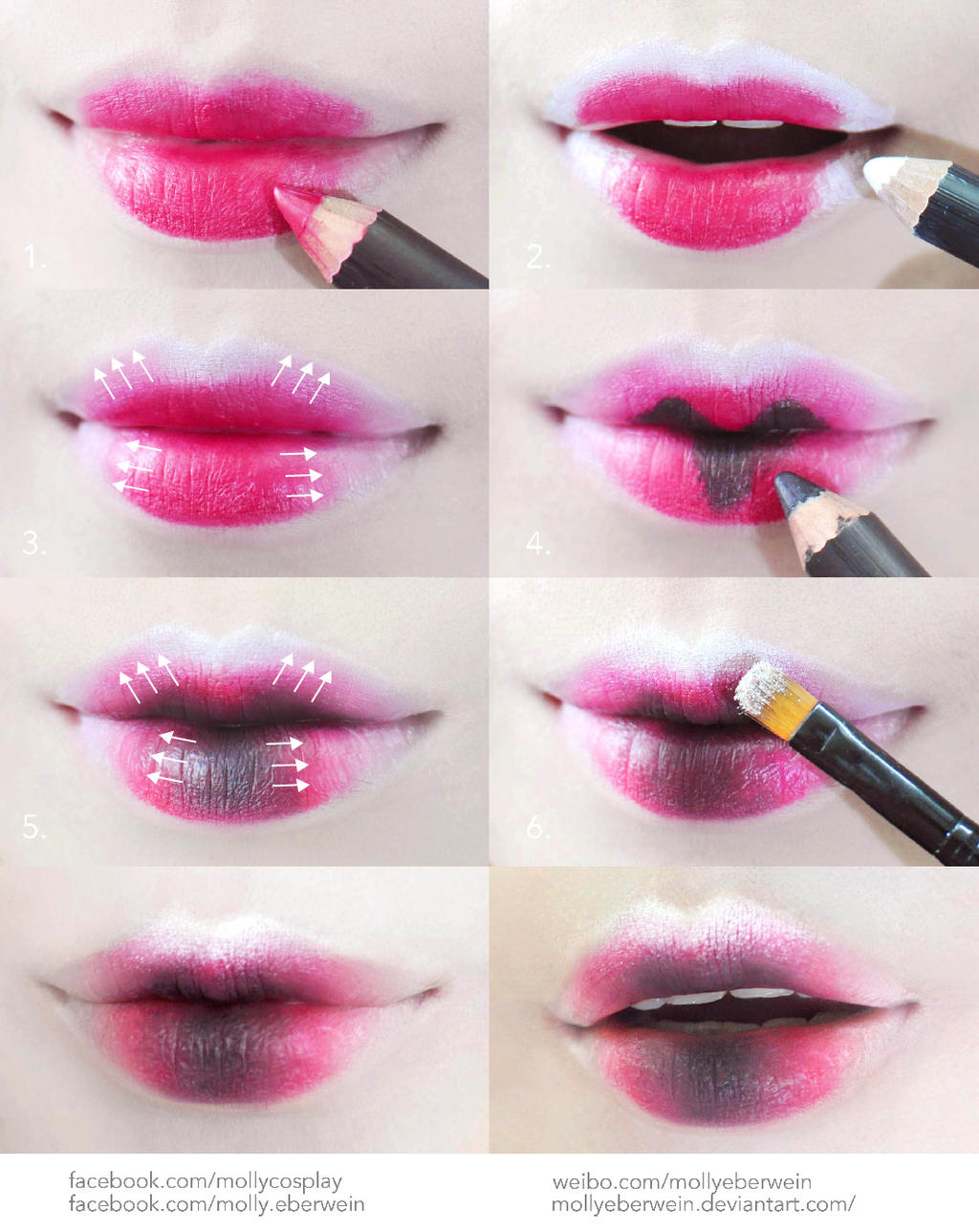 Makeup time, no face , teach you a good way! only! painting! lip! Makeup! 