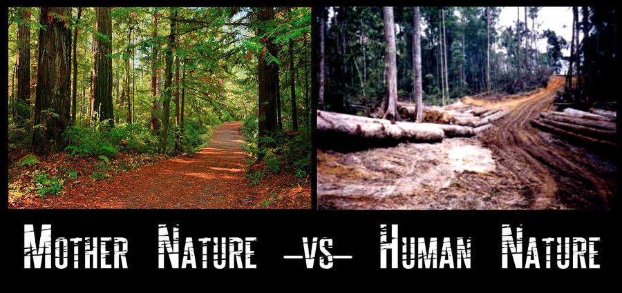 Image result for human nature vs mother nature