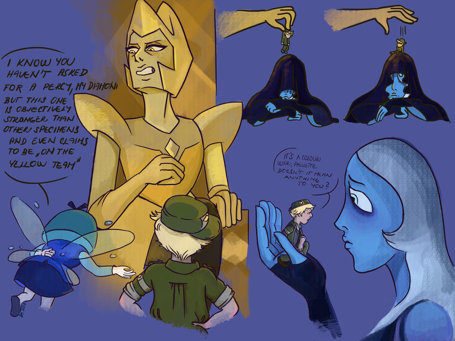 The Great Diamond Authority meets the star of Camp Pining Hearts.