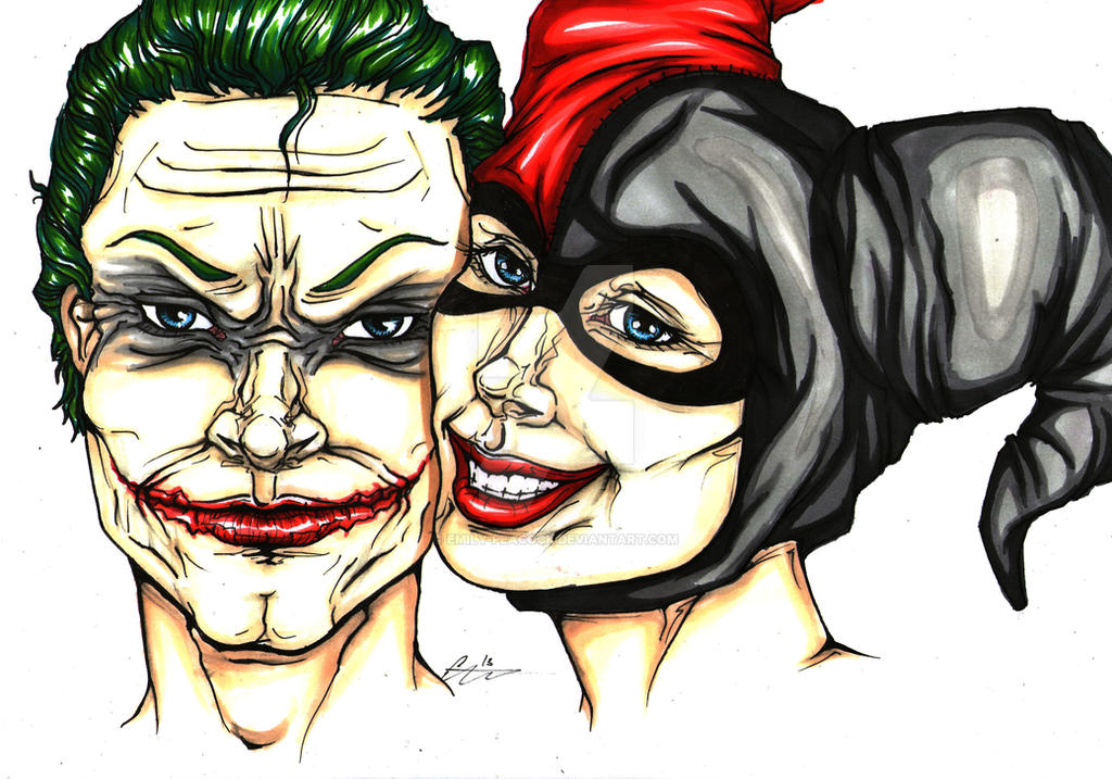 Joker and Harley Quinn,smile pudding-Emily Peacock by Emily-Peacock on ...