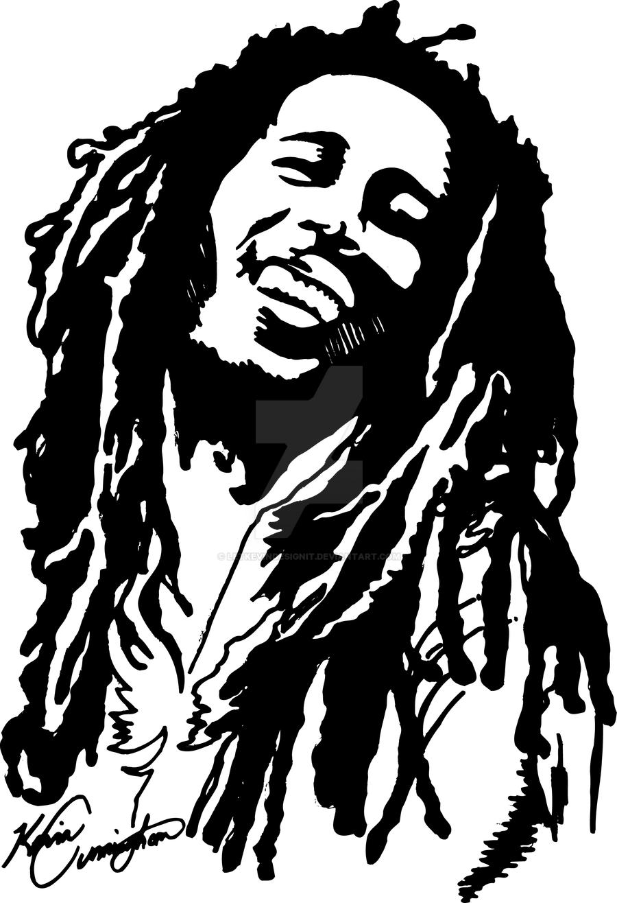 Bob Marley drawing by LetKevinDesignIt on DeviantArt