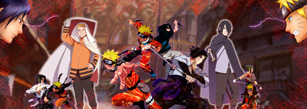 Dual Screen Wallpaper Naruto vs Sasuke by Shojito on ...