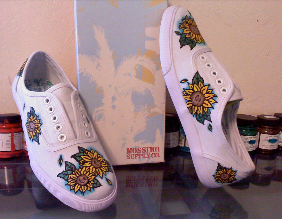 Sunflower Shoes by Jlynntaylorart on DeviantArt