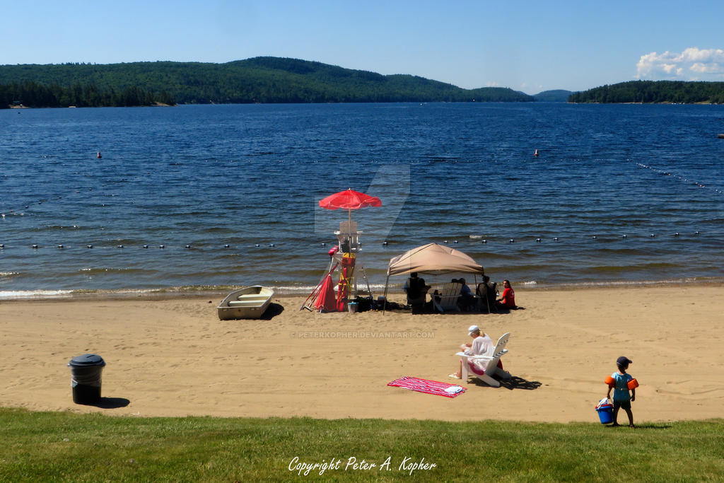 Schroon Lake Beach 2 by peterkopher