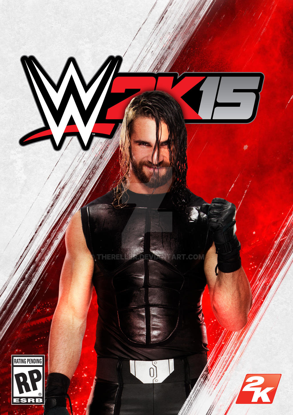 WWE 2K15 Cover Featuring Seth Rollins by TheReller on 