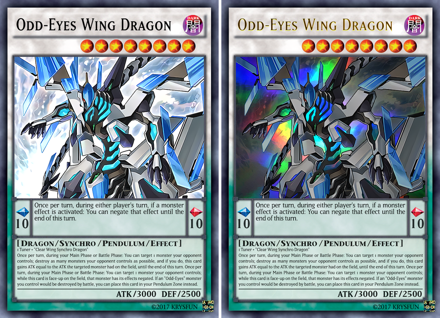 odd-eyes wing dragon vs clear wing fast dragon Odd_eyes_wing_dragon__ur__by_krysfun-db3plr9
