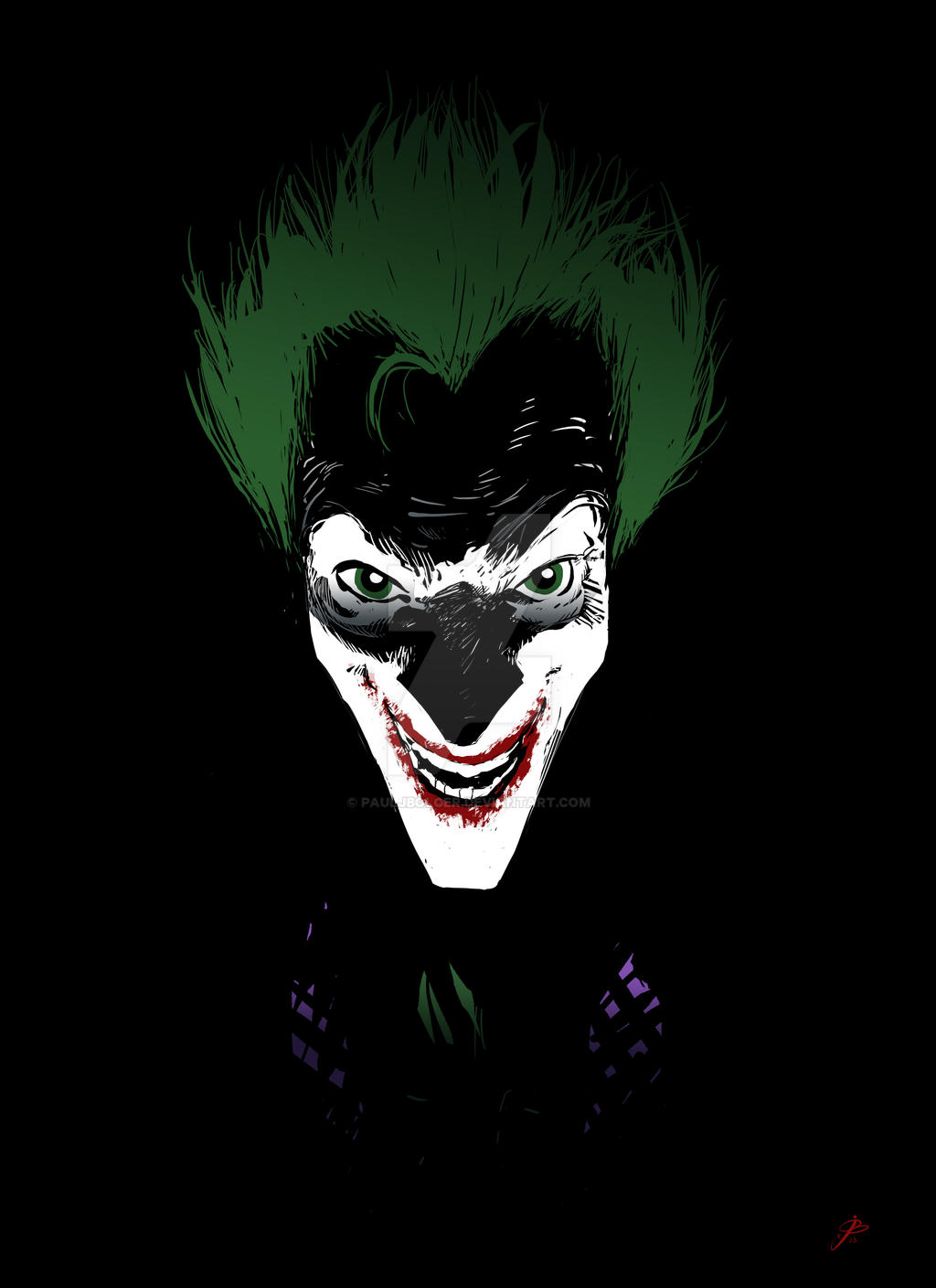 The Joker (has the last laugh) - colour by pauljbolger on DeviantArt