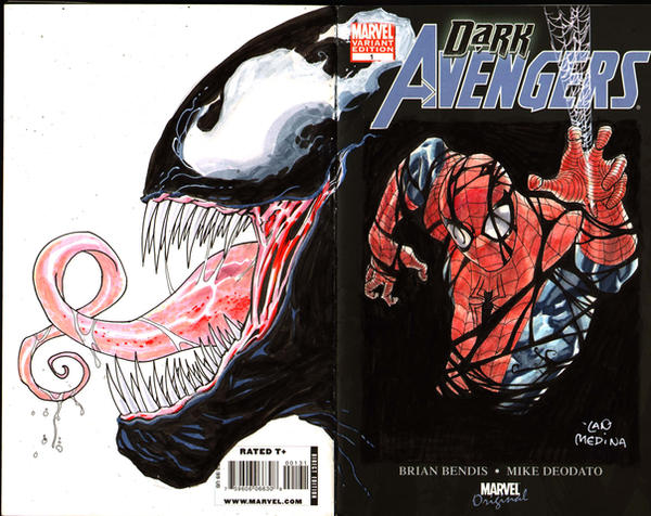 dark avengers venom coloring pages - photo #6